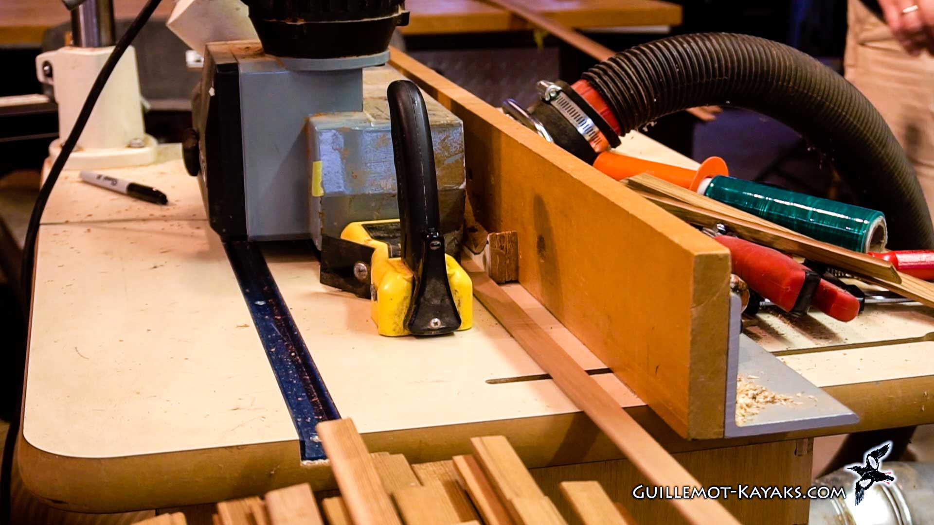 Petrel Kayak Build - Cove and Bead Strips - E1 Guillemot ...