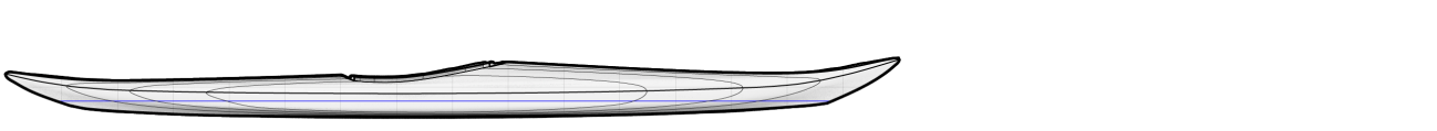 Guillemot S Sea Kayak for Smaller Paddlers Profile Lines