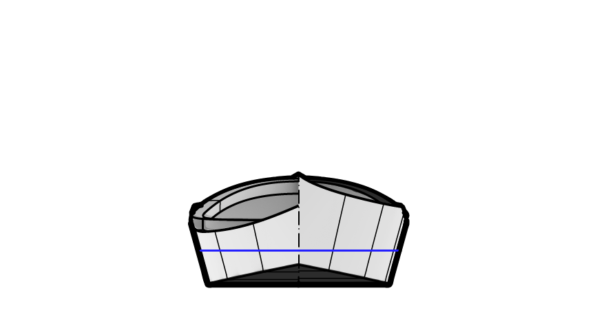 Simple Stitch and Glue Childs Kayak Body Plan