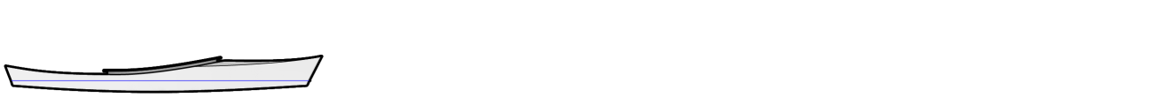 Single Sheet of Plywood Kids Kayak Profile