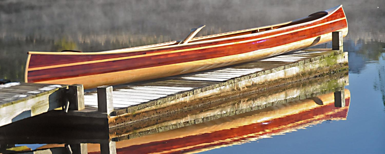 Mystic River Tandem Strip Built Canoe
