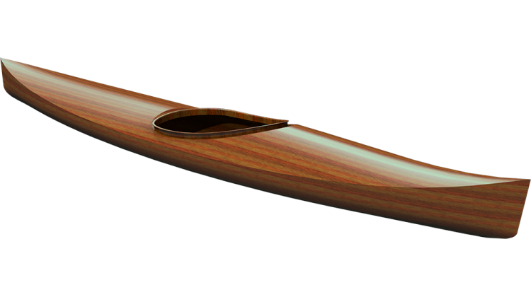 Putting an Accent Strip on a Stained Hull | Guillemot Kayaks